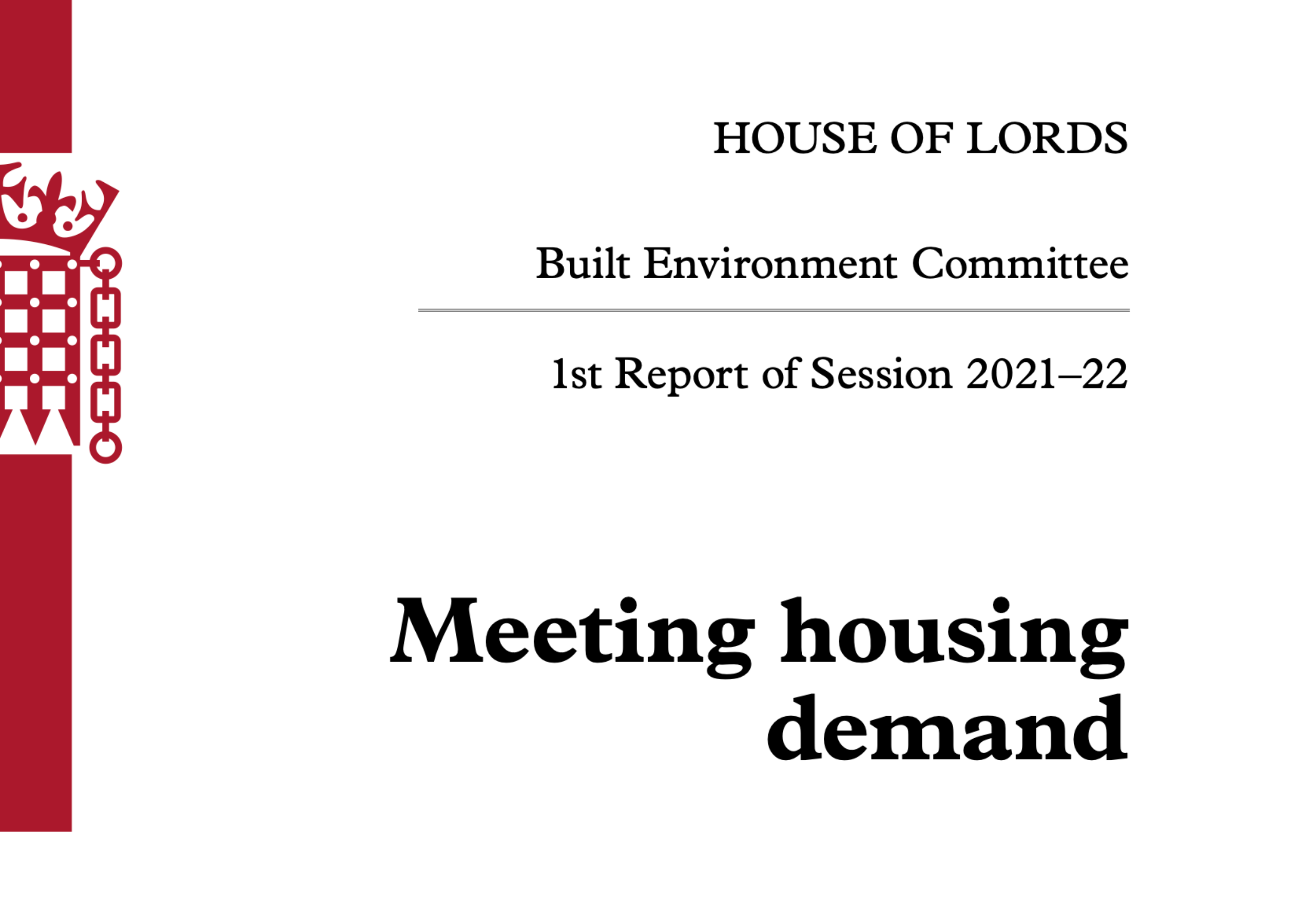  – Meeting Housing Demand in the South East